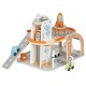 TOOKY TOY Drewnian Kosmiczny Parking  Stacja Kosmiczna