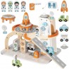TOOKY TOY Drewnian Kosmiczny Parking  Stacja Kosmiczna