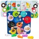 TOOKY TOY Drewniana Gra Zręcznościowa 2w1 Wyciągnij Robaczki dla Dzieci