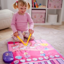 WOOPIE Duża Mata Muzyczna 2w1 Perkusja Interaktywna Pianino