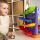 WOOPIE Tor Kulkowy Kulodrom 3w1 Wbijak z Młoteczkiem Zjeżdżalnia dla Samochodzików
