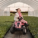 FALK Traktor Country Star Różowy na Pedały + Przyczepka i Klakson 2-5Lat.