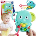 WOOPIE BABY Gryzak Sensoryczny Słonik Montessori 4w1