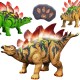 WOOPIE Zdalnie Sterowany Dinozaur Stegozaur Ożyw Prehistoryczny Świat w Twoim Domu!