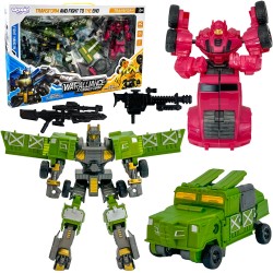 WOOPIE Transformers  Zestaw 2 Robotów Bojowych