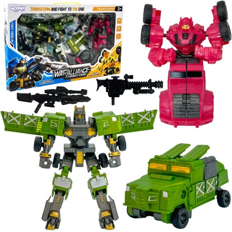 WOOPIE Transformers  Zestaw 2 Robotów Bojowych