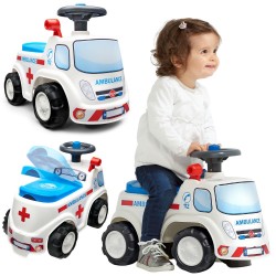FALK Jeździk Samochód Ambulans z Klaksonem