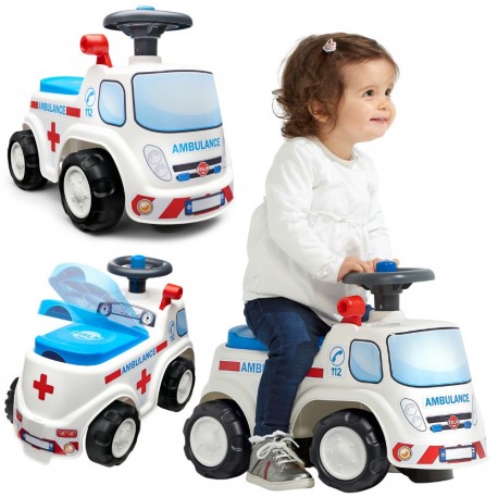 FALK Jeździk Samochód Ambulans z Klaksonem