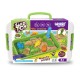 WOOPIE Piasek Kinetyczny 1,5 kg Zestaw XXL Dinozaury Stolik z Foremkami