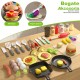 WOOPIE Grill Barbecue Zestaw 41 el. Efekty Świetle Para Wodna