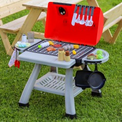 WOOPIE Grill Barbecue Zestaw 41 el. Efekty Świetle Para Wodna