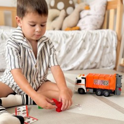 WOOPIE Śmieciarka Model Skala 1:16 Efekty Dźwiękowe i Świetlne