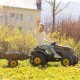 SMOBY Traktor XXL Metaliczny na Pedały z Przyczepką