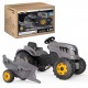SMOBY Traktor XXL Metaliczny na Pedały z Przyczepką