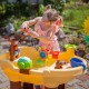 WOOPIE Stolik Wodny Piracka Łódź Armatka Wodna Bąbelki