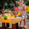 WOOPIE Stolik Wodny 2w1 Piaskownica Statek Piracki XL z Maszyna do Robienia Baniek Mydlanych