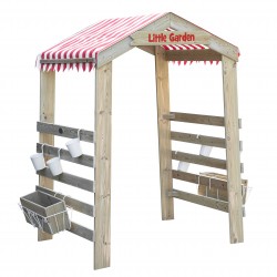 CLASSIC WORLD Drewniana Brama Ogrodowa Pergola Kwietnik