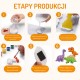 Woopie Stwórz Swoje Figurki Dinozaury  Zestaw kreatyny do Odlewania i Malowania DIY