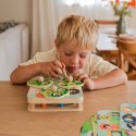 TOOKY TOY Drewniana Gra Zręcznościowa Wyciągnij Robaczki dla Dzieci