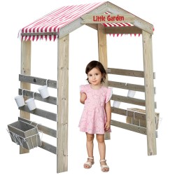 CLASSIC WORLD Drewniana Brama Ogrodowa Pergola Kwietnik