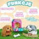 WOOPIE Piesek Ineraktywny Pluszowy z Kością Pudel Husky