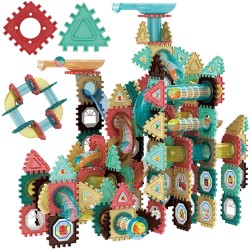 WOOPIE Klocki Magnetyczne Konstrukcyjne Tor Kulkowy 3D 228el.