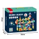 WOOPIE Klocki Magnetyczne Konstrukcyjne Tor Kulkowy 3D 105el.