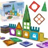 WOOPIE Klocki Magnetyczne Konstrukcyjne 3D Zestaw Edukacyjny Zamek 30el.