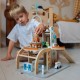 TOOKY TOY Drewnian Kosmiczny Parking  Stacja Kosmiczna