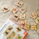 Viga Drewniana Układanka Puzzle Dopasuj Czynności Zwierząt