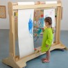 MASTERKIDZ Ogromna Drewniana Sztaluga Okienna Do Malowania