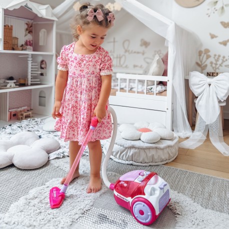 WOOPIE Różowy Odkurzacz Dla Dzieci z funkcją wciągania