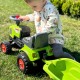 Falk Traktorek do odpychania, Chodzik, Jeździk Baby Claas Axos + przyczepka