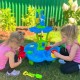 WOOPIE Stolik Wodny i Piaskowy Piaskownica z Ośmiornicą Akcesoria