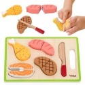 VIGA Zestaw do Krojenia Mięsa – Realistyczna Zabawa w Kuchnię