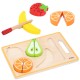 VIGA Drewniana Układanka Edukacyjna Montessori Owoce do Krojenia