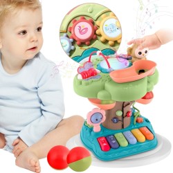 WOOPIE Interaktywne Drzewko Edukacyjne Pianino Led