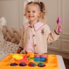WOOPIE Piasek Kinetyczny 1,2 kg Zestaw XL ZOO Taca z Foremkami
