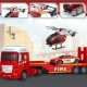 WOOPIE Zestaw Pojazdów Laweta Strażacka Helikopter Samochód Dźwięk Światła