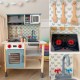 TOOKY TOY Duża  Drewniana Kuchnia dla Dzieci 10 el.