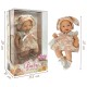 WOOPIE ROYAL Lalka Bobas 24 cm w Sukience i Czapeczce Króliczka