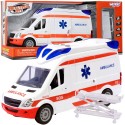 WOOPIE Pogotowie Karetka Ambulans Nosze w Zestawie + Sygnały Dźwiękowe I Świetlne