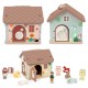 CLASSIC WORLD Drewniany Domek Sensoryczny Edukacyjny z Zamkami Kłódkami 11 el.