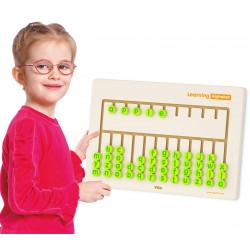 Sensoryczna tablica Nauka Alfabetu drewniana Viga Toys