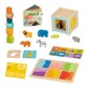 WOOPIE GREEN Box Pudełko XXL Montessori Edukacyjne 7w1 Sensoryczne 31-36 Mies.