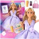 WOOPIE ROYAL Lalka Długie Blond Włosy 30 cm Lawendowa Suknia Akcesoria