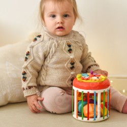 WOOPIE Walec Kostka Sensoryczna Interaktywny Bębenek