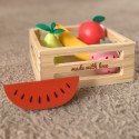 CLASSIC WORLD Zestaw Drewnianych Owoców w Skrzynce 6 el.