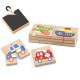 Układanka Drewniana Puzzle Owady 4 Klocki 6 Obrazków Viga Toys