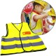 CLASSIC WORLD EDU Kamizelka Odblaskowa Ostrzegawcza Rowerowa Budowlana Uniwersalna
